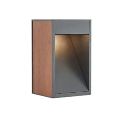 Ansala Aplique Exterior H30 Wood - Lucande
