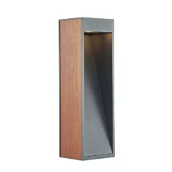 Ansala Aplique Exterior H60 Wood - Lucande