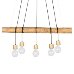 Terra 5 Lámpara Colgante Light Wood/Wood - Envostar -Iluminación Tienda De Ventas 42519117236634