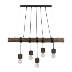 Terra 5 Lámpara Colgante Dark Wood/Wood - Envostar -Iluminación Tienda De Ventas 42519117237625