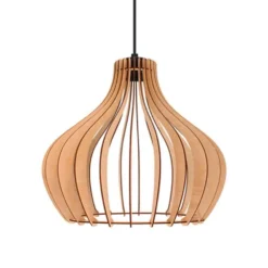 Faje Lámpara Colgante Black/Wood - Envostar -Iluminación Tienda De Ventas 42519117241894