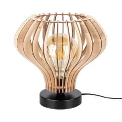 Faje Bordlampe Black/Wood - Envostar