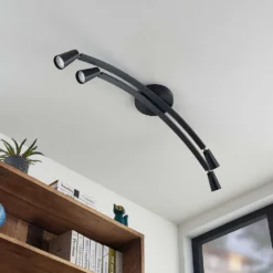 Velanoris 4 Lámpara De Techo Black - Lucande -Iluminación Tienda De Ventas 4251911726824 3