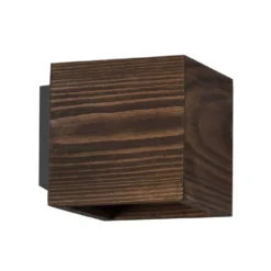 Green Aplique De Pared Walnut/Black - Envostar
