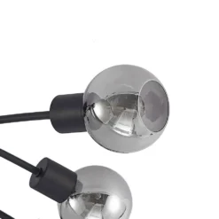 Eridia 6 Cross Lámpara De Techo Black - Lindby -Iluminación Tienda De Ventas 42519117284605