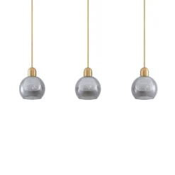 Mylah 3 Lámpara Colgante L18 Brass - Lucande