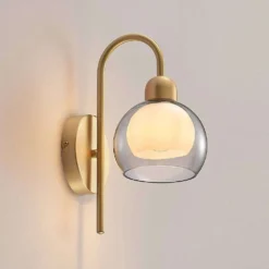 Mylah Aplique De Pared Brass - Lucande -Iluminación Tienda De Ventas 4251911730555 4