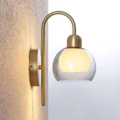 Mylah Aplique De Pared Brass - Lucande -Iluminación Tienda De Ventas 4251911730555 6