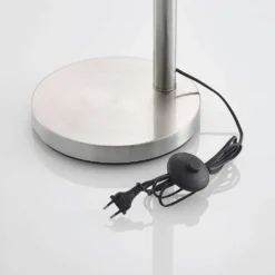 Nanika Lámpara De Pie Nickel/Taupe - Lindby -Iluminación Tienda De Ventas 42519117326895