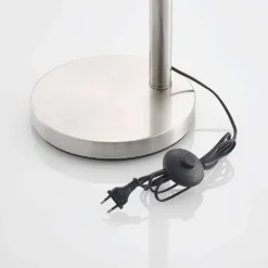 Nanika Lámpara De Pie Chrome/White - Lindby -Iluminación Tienda De Ventas 42519117327025