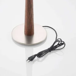 Lakira S Lámpara De Sobremesa White/Wood - Lucande -Iluminación Tienda De Ventas 42519117403707