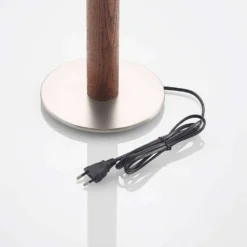 Lakira Lámpara De Sobremesa M White/Wood - Lucande -Iluminación Tienda De Ventas 42519117403877