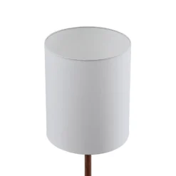 Lakira Lámpara De Pie H160 White/Wood - Lucande -Iluminación Tienda De Ventas 42519117404245