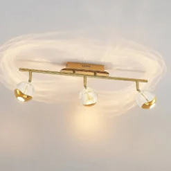 Kilio 3 Lámpara De Techo Gold - Lucande -Iluminación Tienda De Ventas 42519117439445