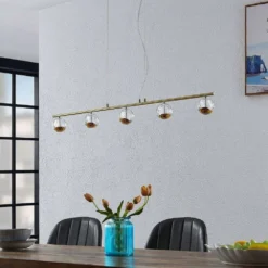 Kilio 5 Lámpara Colgante Gold - Lucande -Iluminación Tienda De Ventas 42519117440263