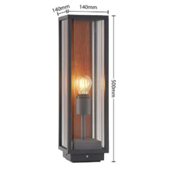 Elwin Lámpara Exterior/Jardín H50 Alu - Lucande -Iluminación Tienda De Ventas 42519117444464