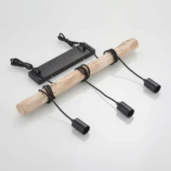 Ferris 3 Lámpara Colgante Wood/Black - Lindby -Iluminación Tienda De Ventas 4251911744491 7