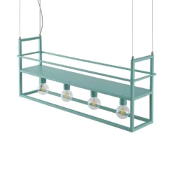 Navin Lámpara Colgante Light Green - Lindby