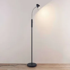 Shreena Lámpara De Pie Black - Lindby -Iluminación Tienda De Ventas 42519117445765