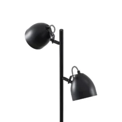 Fintja 2 Lámpara De Pie Black/Gold - Lindby -Iluminación Tienda De Ventas 42519117448736