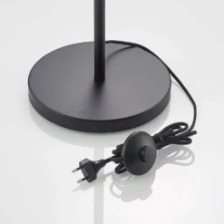 Fintja 2 Lámpara De Pie Black/Gold - Lindby -Iluminación Tienda De Ventas 42519117448737