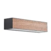 Miraz Aplique Exterior Dark Grey/Dark Wood - Arcchio