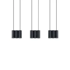 Cesur 9 Lámpara Colgante Black - Lucande