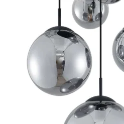 Teeja 5 Cluster Lámpara Colgante Smoke - Lindby -Iluminación Tienda De Ventas 4251911746068 6