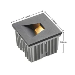 Lasca Luz De Pared Empotrada IP65 Black - Arcchio -Iluminación Tienda De Ventas 4251911749175 4