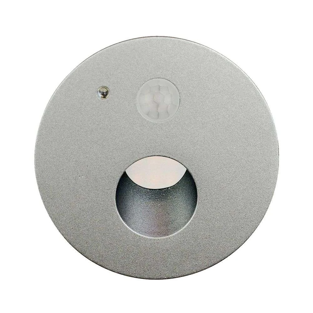 Neru Round LED Luz De Pared Empotrada W/Sensor Silver - Arcchio 2 Neru Round LED Luz De Pared Empotrada W/Sensor Silver - Arcchio - Imagen 2