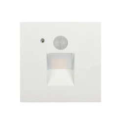 Neru Square LED Luz De Pared Empotrada W/Sensor White - Arcchio