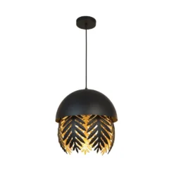 Aparas Lámpara Colgante Ø35 Black/Gold - Lucande -Iluminación Tienda De Ventas 4251911752205 3
