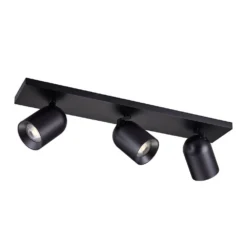 Brinja 3 Lámpara De Techo Short Black - Arcchio