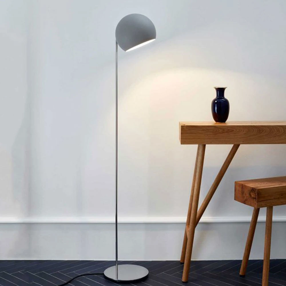 Tilt Globe Lámpara De Pie Gris - Nyta 2 Tilt Globe Lámpara De Pie Gris - Nyta - Imagen 2