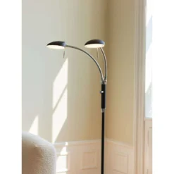 Vegas 2 Lámpara De Pie W/Dimmer Black - Halo Design -Iluminación Tienda De Ventas 5705639716043 3