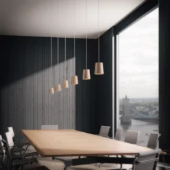 Solid Lámpara Colgante Cono Roble Natural - Terence Woodgate -Iluminación Tienda De Ventas 5712802216910 Solid Pendant Cone Oak 52