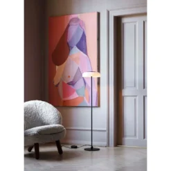 Blossi Lámpara De Pie Negro/Ópalo Ø29 - Nuura -Iluminación Tienda De Ventas 5713839001180 blossi gulvlampe blackopal oe29 nuura3