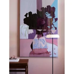 Blossi Lámpara De Pie Negro/Ópalo Ø29 - Nuura -Iluminación Tienda De Ventas 5713839001180 blossi gulvlampe blackopal oe29 nuura4