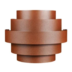 Enisa Aplique Pared Exterior Rust - Lucande