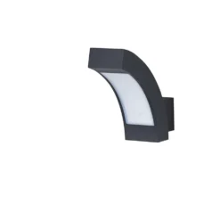 Lennik Aplique Pared Exterior Graphite - Lucande