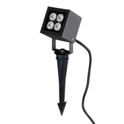 Charlie Exterior Spot W/Spike Graphite - Lucande