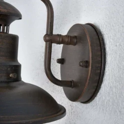 Eddie Aplique De Pared Exterior Rust - Lindby -Iluminación Tienda De Ventas 62911057042814