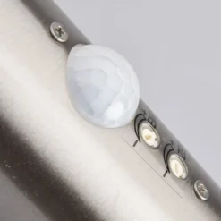 Lillie Aplique De Pared Exterior W/Sensor Steel - Lindby -Iluminación Tienda De Ventas 62911065511746