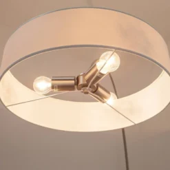 Shing Lámpara De Pie Nickel - Lindby 10 Shing Lámpara De Pie Nickel - Lindby -Iluminación Tienda De Ventas 62911065566435