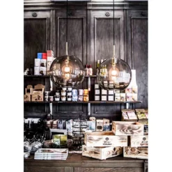 Gloria Cristal Ahumado Ø190 - Belid -Iluminación Tienda De Ventas 7391534037581 gloria roegfarvet glas oe190 belid6