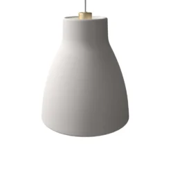 Gong Lámpara Colgante Ø320 White/Gold - Belid
