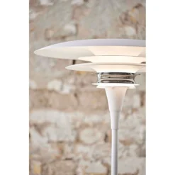 Diablo Lámpara De Pie Ø500 Blanco Mate - Belid -Iluminación Tienda De Ventas 7391534262303 diablo gulvlampe oe500 mat hvid belid3