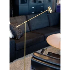 Cato Lámpara De Pie Latón Lustroso H1000 Regulable - Belid -Iluminación Tienda De Ventas 739153427504420cato20gulvlampe20blank20messing20dc3a6mpbar20h100043020 20belid 4