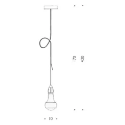 Johnny B. Good Lámpara Colgante - Ingo Maurer -Iluminación Tienda De Ventas 8200900082130johnny20b.20good20version2012017020cm20 20ingo20maurer 4