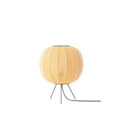 Knit-Wit 45 Round Lámpara De Pie Short - Made By Hand